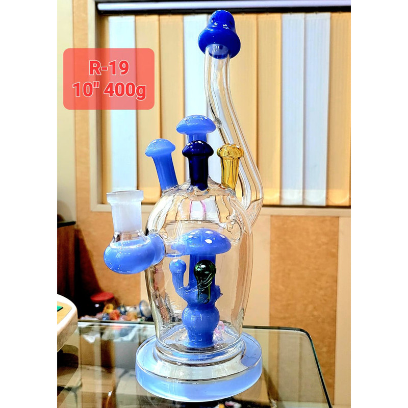 10'' Mushroom Showerhead Bong(Weight-400gm)